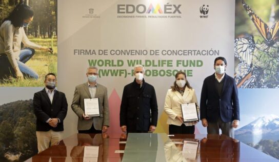 Estado de México renueva convenio con el Fondo Mundial para la Naturaleza