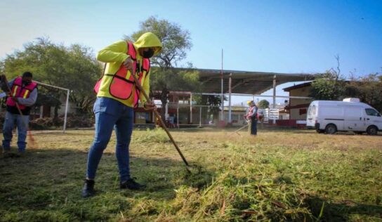 Siguen limpiando escuelas en Gpe con «Aquí estamos todos»
